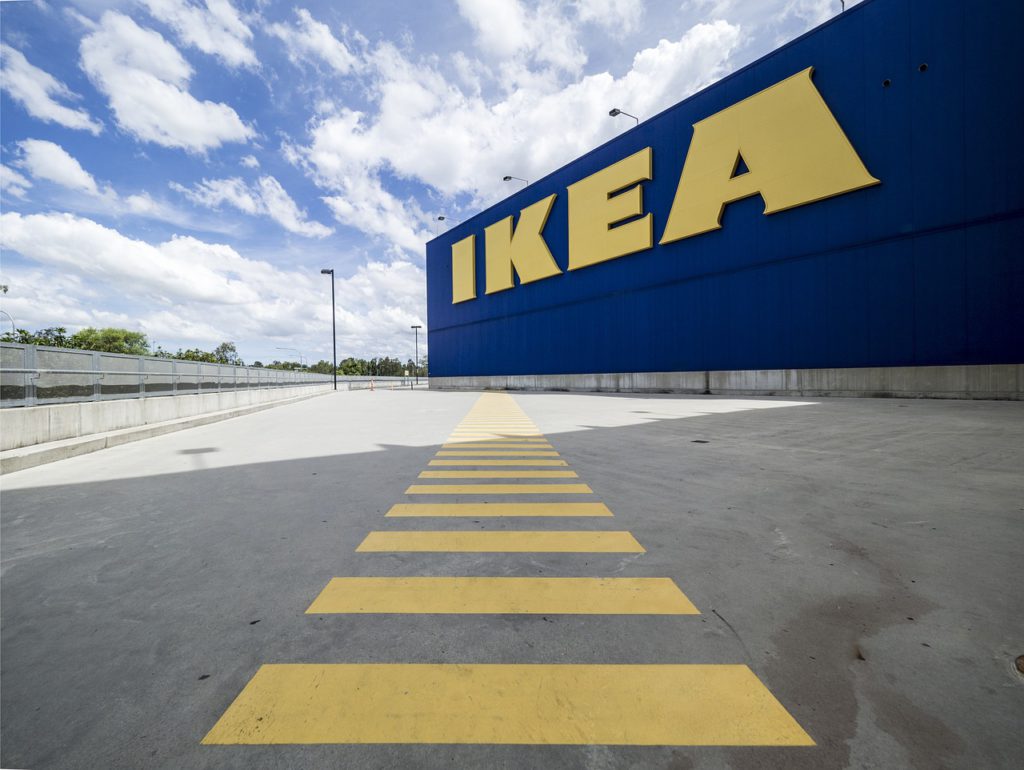 Bild på ett IKEA varuhus.